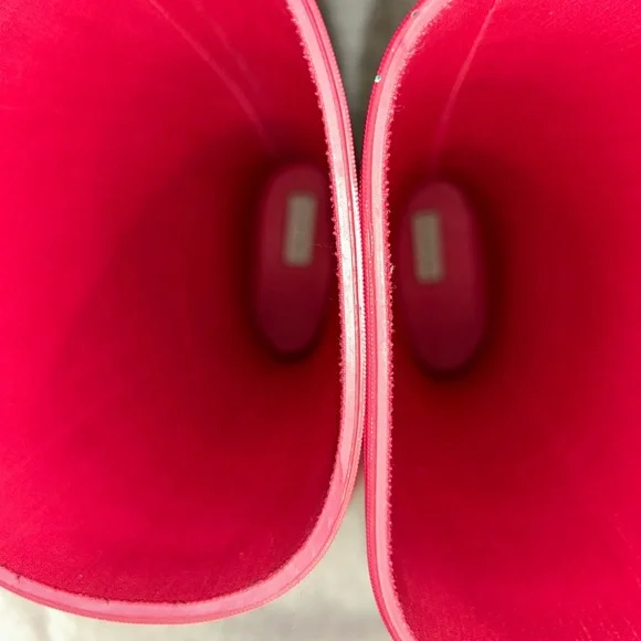 Hunter Kids Original Knee High Giant Glitter Wellington Boots New Without Box - Picture 5 of 11